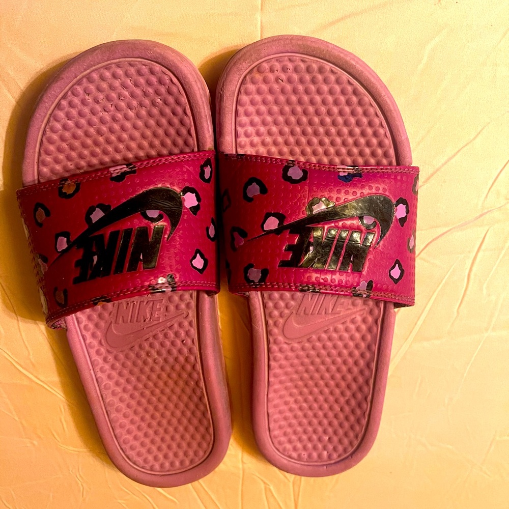 Nike Purple/Pink Slide Sandals